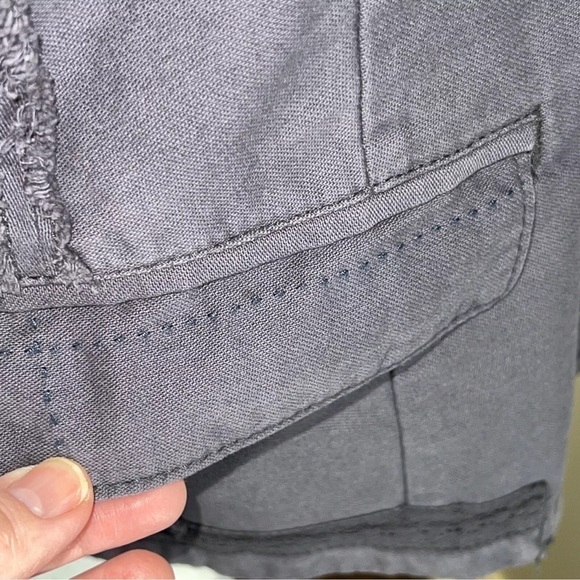 Anthropologie EUC Hei Hei Delaine Blazer Soft exposed Seams Button Cuff 10 - Picture 7 of 15